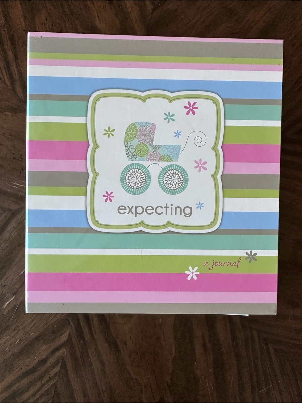 C.R. Gibson Expecting Pregnancy Journal Robin Zingone Keepsake Memorybook Unused